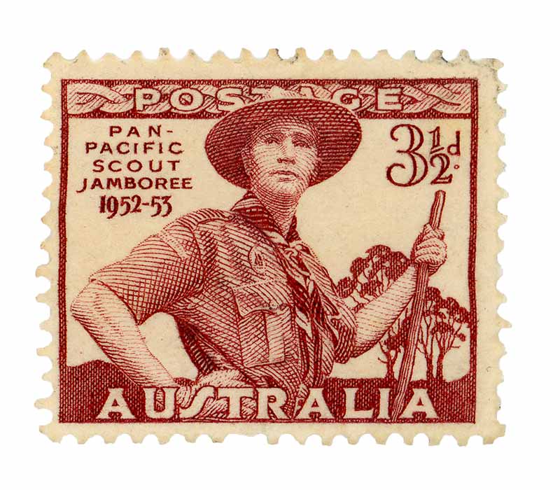 Pan pacific scout jamboree stamp